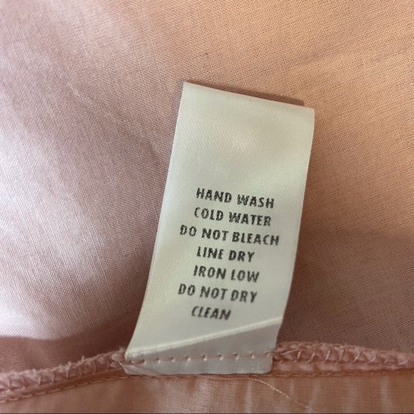 HYFVE Pink Striped Print Short Sleeve Waist Tie Dress. - Picture 10 of 10